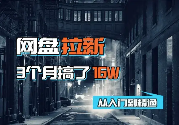 网盘拉新项目，从入门到精通，靠网盘拉新3个多月搞了16W_知客圈