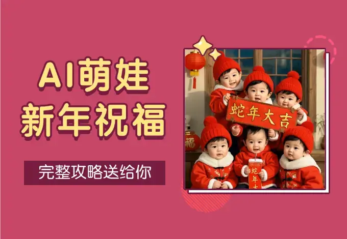 5分钟教你用AI创作爆火的萌娃新年祝福视频，完整攻略送给你_知客圈
