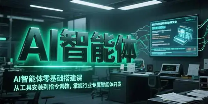 AI智能体零基础搭建课，从工具安装到指令调教，掌握行业专属智能体开发_知客圈
