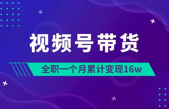 新手做视频号带货，全职一个月变现16w【图文】_知客圈