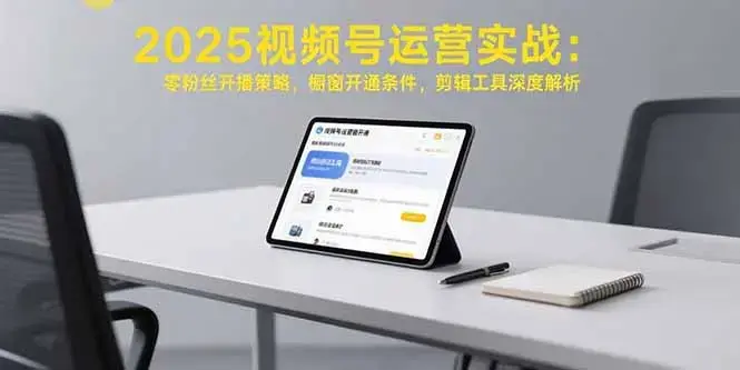 2025视频号运营实战：零粉丝开播策略，橱窗开通条件，剪辑工具深度解析_知客圈