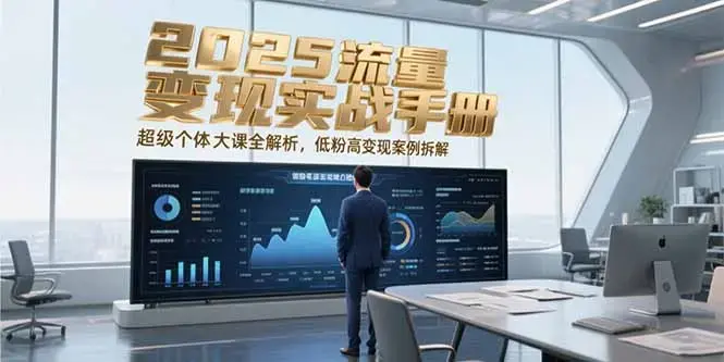 2025流量变现实战手册，超级个体大课全解析，低粉高变现案例拆解_知客圈