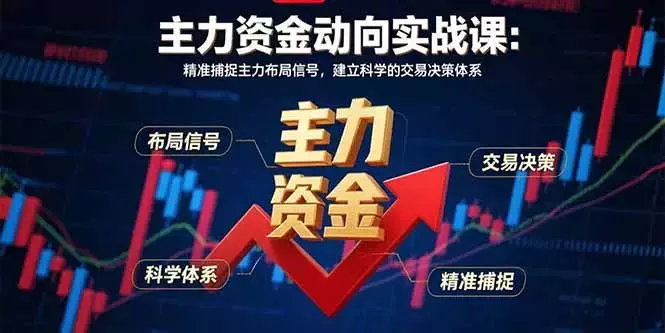 主力资金动向实战课-8月：精准捕捉主力布局信号，建立科学的交易决策体系_知客圈