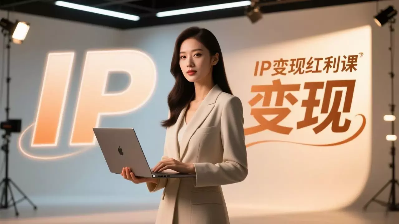 女性IP变现红利课：从赛道分析到商业闭环，手把手教IP孵化，年利润100万_知客圈
