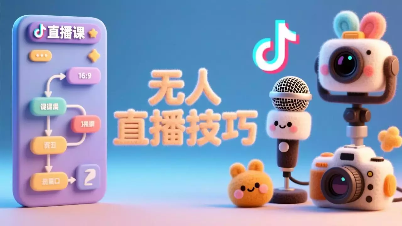 抖音无人直播课(10月)，AI实景、数字人、绿幕、多种玩法、24小时自动盈利_知客圈
