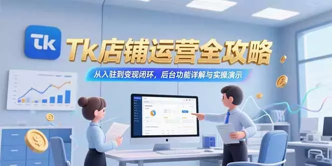 Tk店铺运营全攻略，从入驻到变现闭环，后台功能详解与实操演示_知客圈