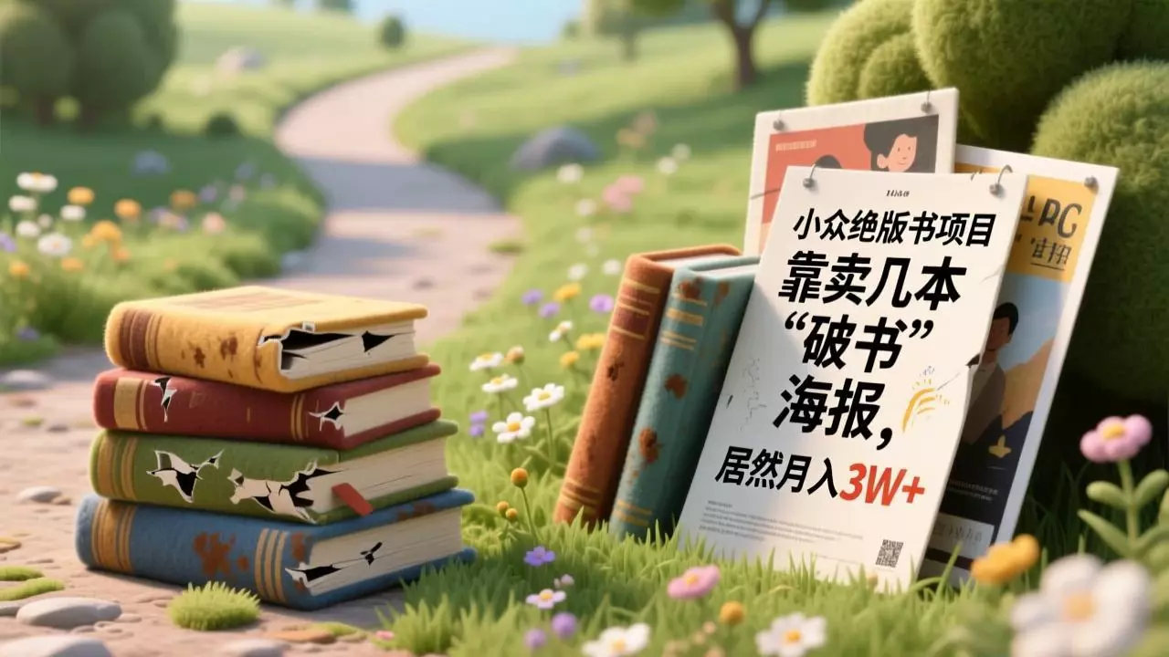 小众绝版书项目，靠卖几本“破书”，居然月入3W+_知客圈