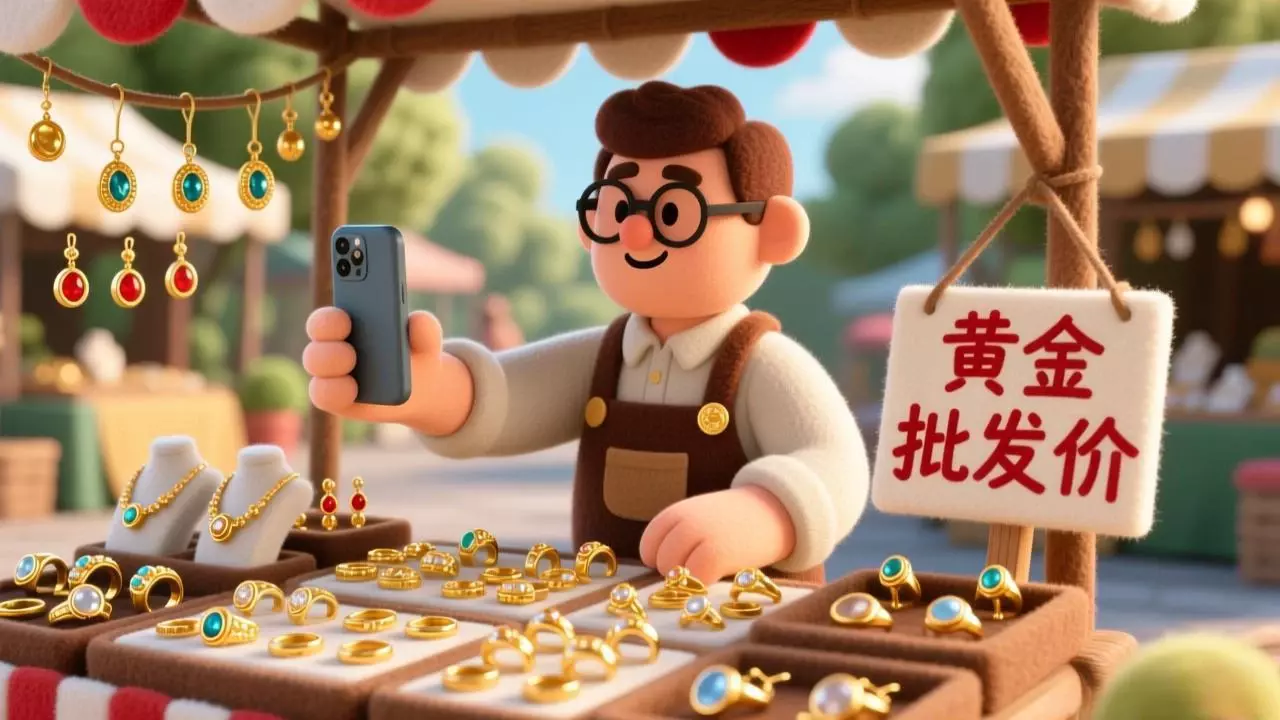 小红书零成本副业：水贝黄金中间商首月GMV13万的实操法_知客圈