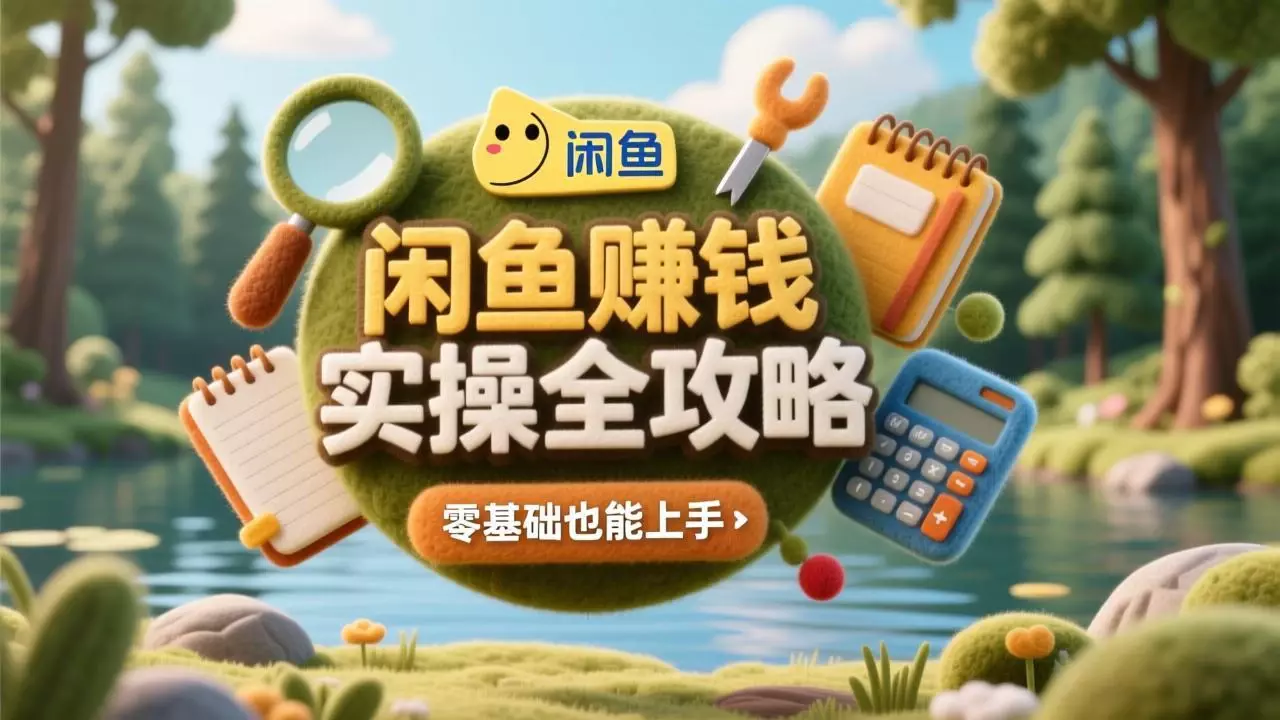 在闲鱼赚零花钱，零基础也能上手，月入2000+，闲鱼副业实操全攻略_知客圈