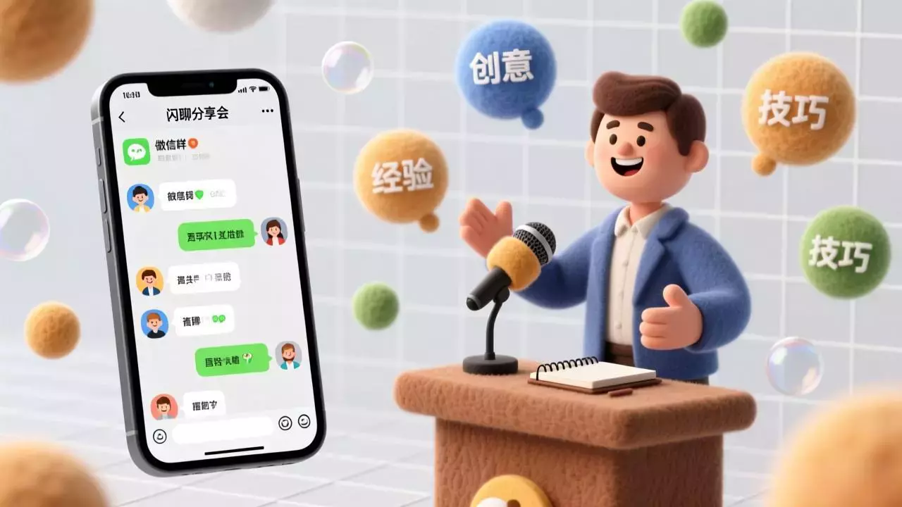 从0到1，手把手教你策划一场“微信群闪聊”分享会_知客圈