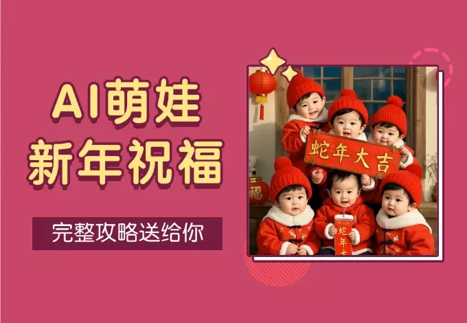 5分钟教你用AI创作爆火的萌娃新年祝福视频,完整攻略送给你_知客圈
