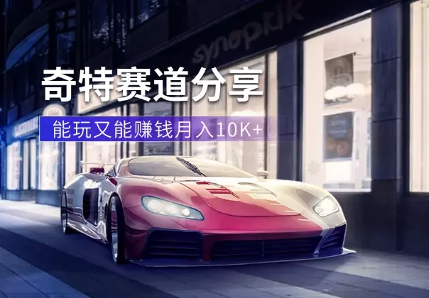 月入10K+既能玩又能赚钱的奇特赛道分享【图文】_知客圈