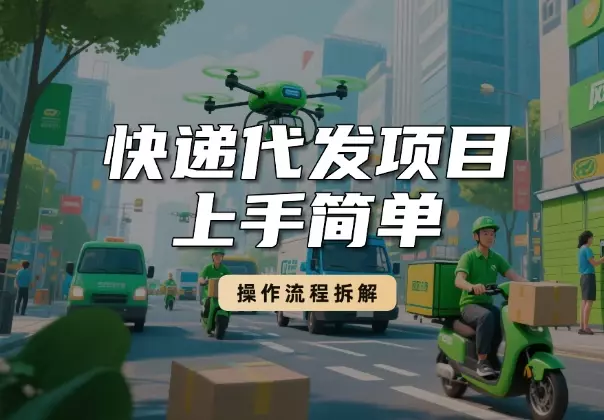 月入过万的快递代发项目，上手简单收益快，操作流程拆解_知客圈