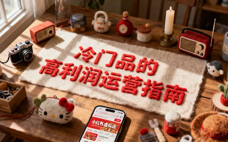 小红书虚拟店：冷门品的高利润运营指南_知客圈