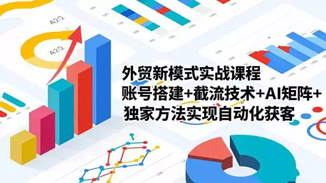 外贸新模式实战课程，账号搭建+截流技术+AI矩阵+独家方法实现自动化获客_知客圈