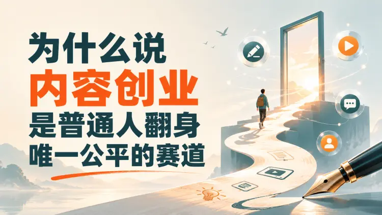 为什么说内容创业,是普通人翻身唯一公平的赛道|知客圈