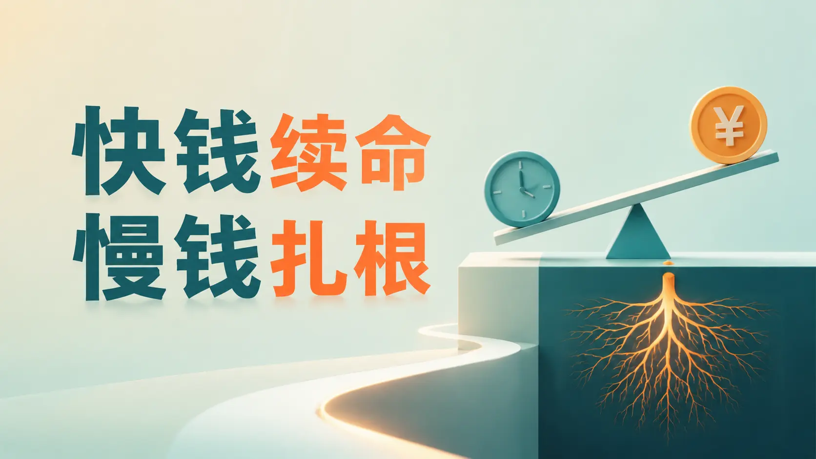 普通人赚钱实操：快钱跑通闭环，慢钱积累信任资产｜知客圈