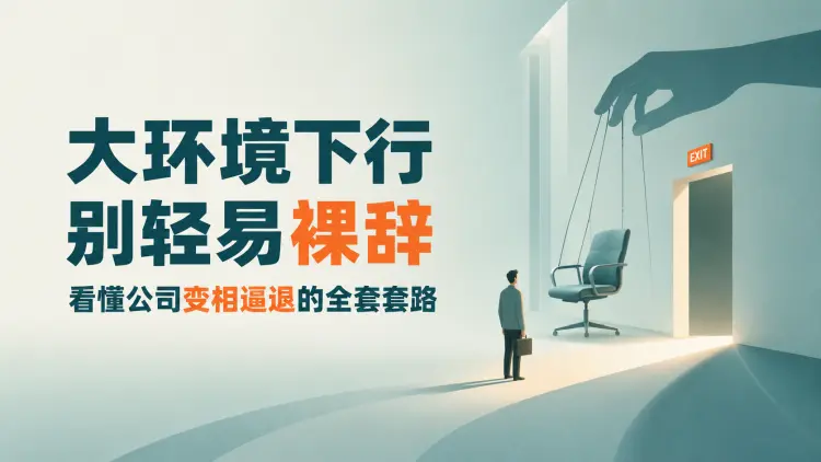 大环境下行,别轻易裸辞!看懂公司变相逼退的全套套路|知客圈