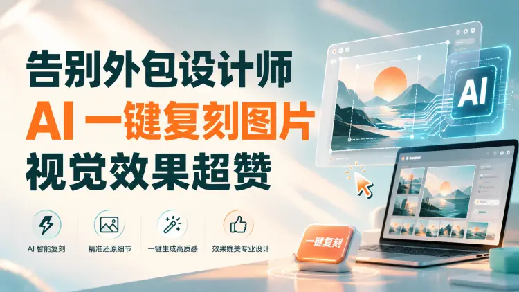 告别外包设计师,AI 一键复刻图片,视觉效果超赞|知客圈