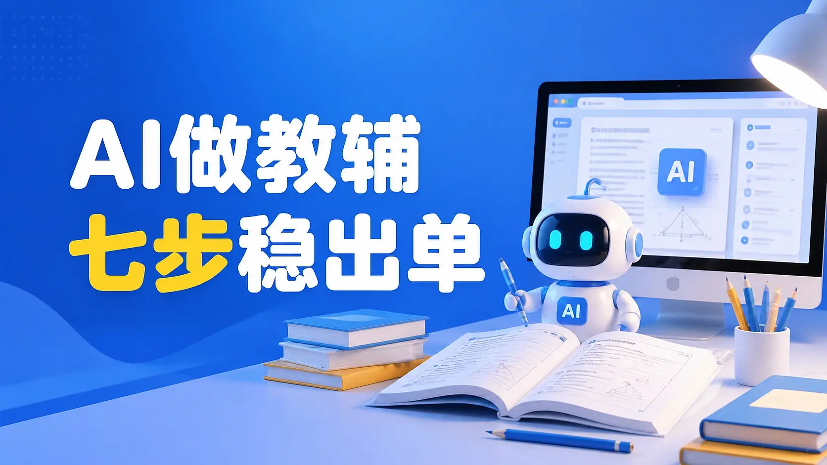 AI做手绘教辅日入两千?七步从选题到上架卖实体小册子|知客圈