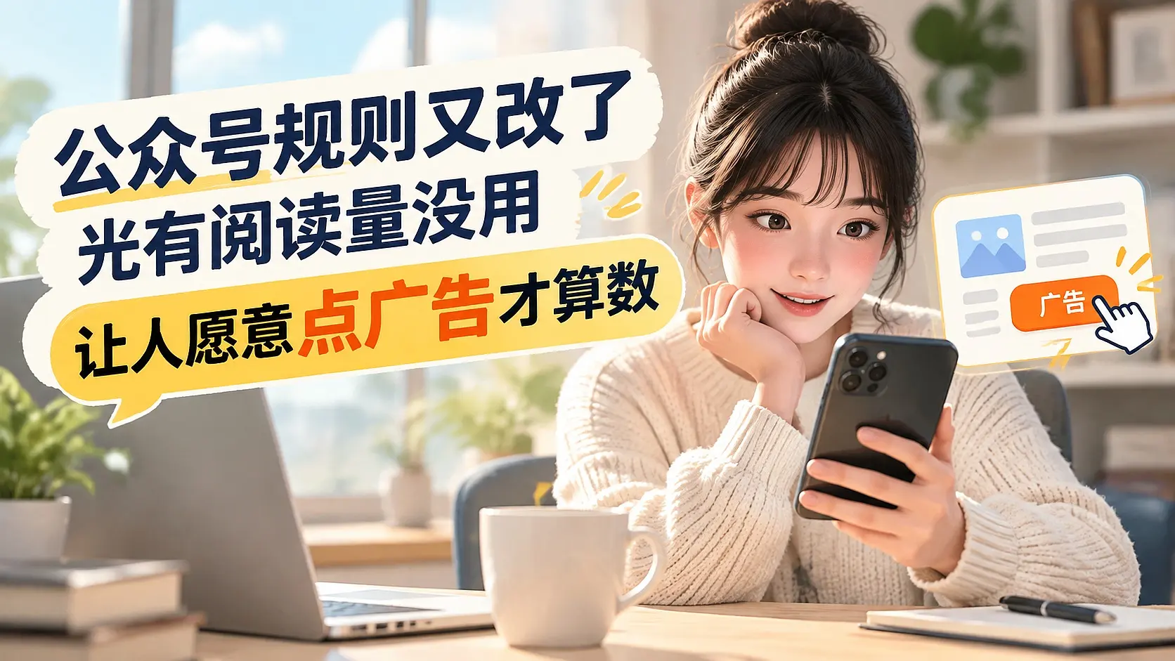 公众号规则又改了,光有阅读量没用,让人愿意点广告才算数|知客圈