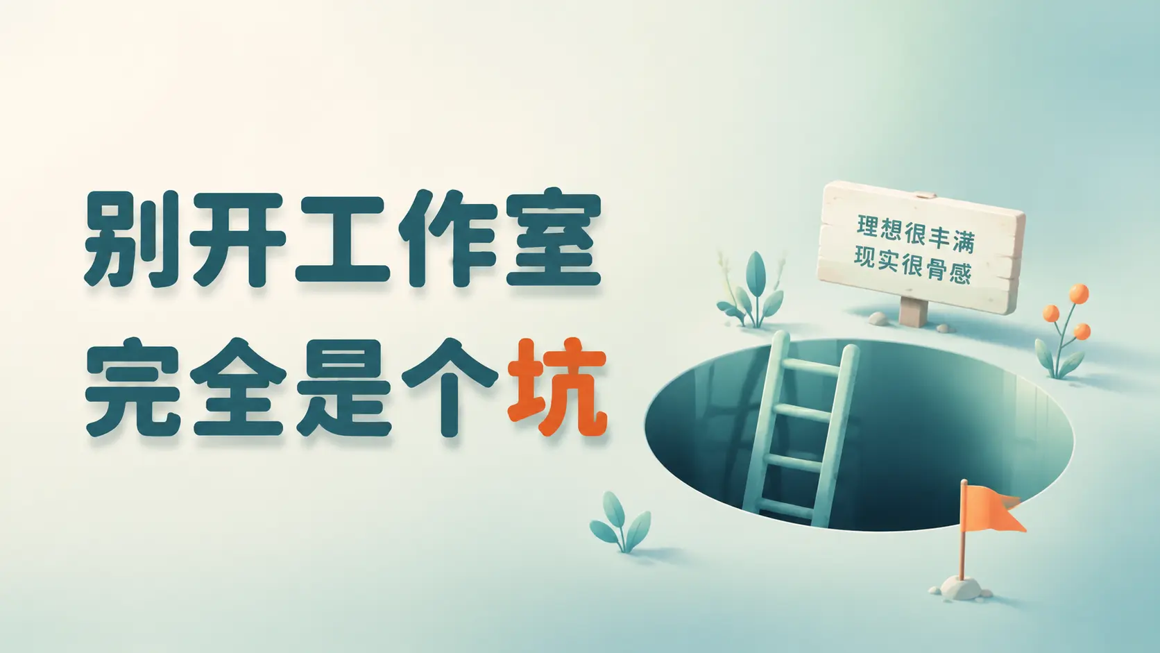 为什么劝你别开工作室?控制欲望保持小而美,把自由还给赚钱本身|知客圈