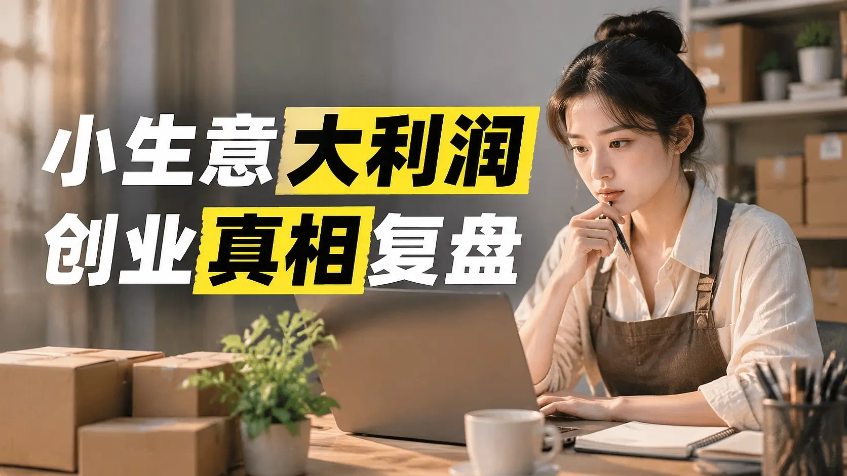 创业后才懂赚百万不需要大规模,小生意也能年入几十万|知客圈