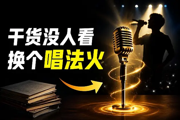 知识博主越认真越没人看?试试把硬科普改成歌,完播率翻倍|知客圈