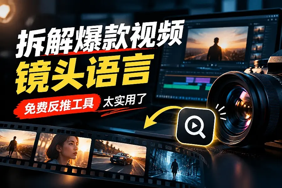 拆解爆款视频镜头语言,这个免费反推工具太实用了|知客圈