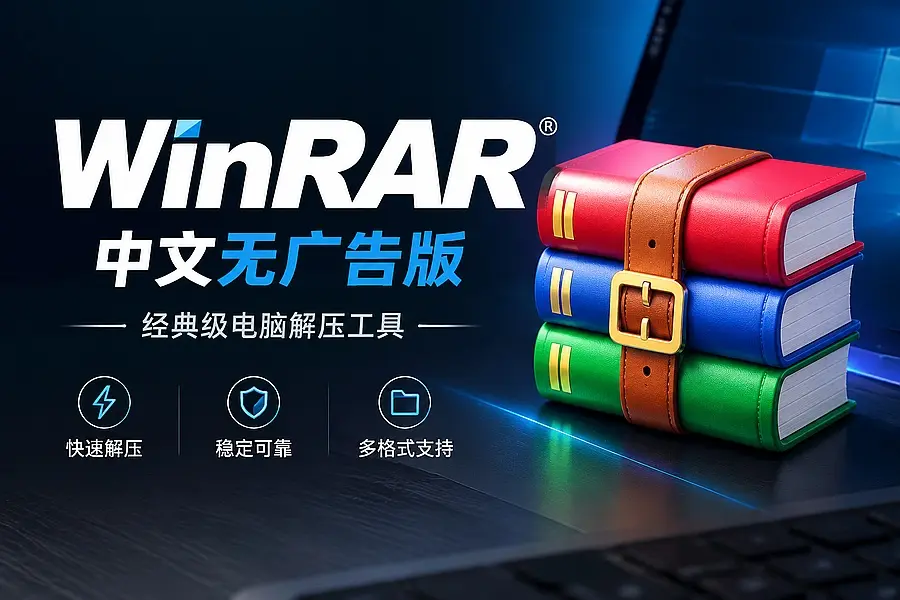 受够了解压软件弹窗广告,这个无广告WinRAR版本终于清净了|知客圈